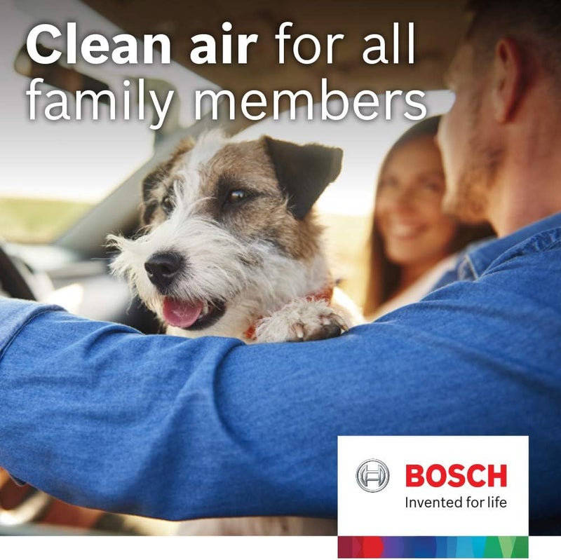 BOSCH فلتر هواء المقصورة HEPA 6055C - متوافق مع بعض سيارات لكزس ES، GS، GX، IS، LS، RX؛ سوبارو ليجاسي، أوتبك؛ تويوتا 4Runner، كامري، كورولا، هايلاندر، بريوس، RAV4، سيكويا، سيينا، توندر + المزيد - Image 2